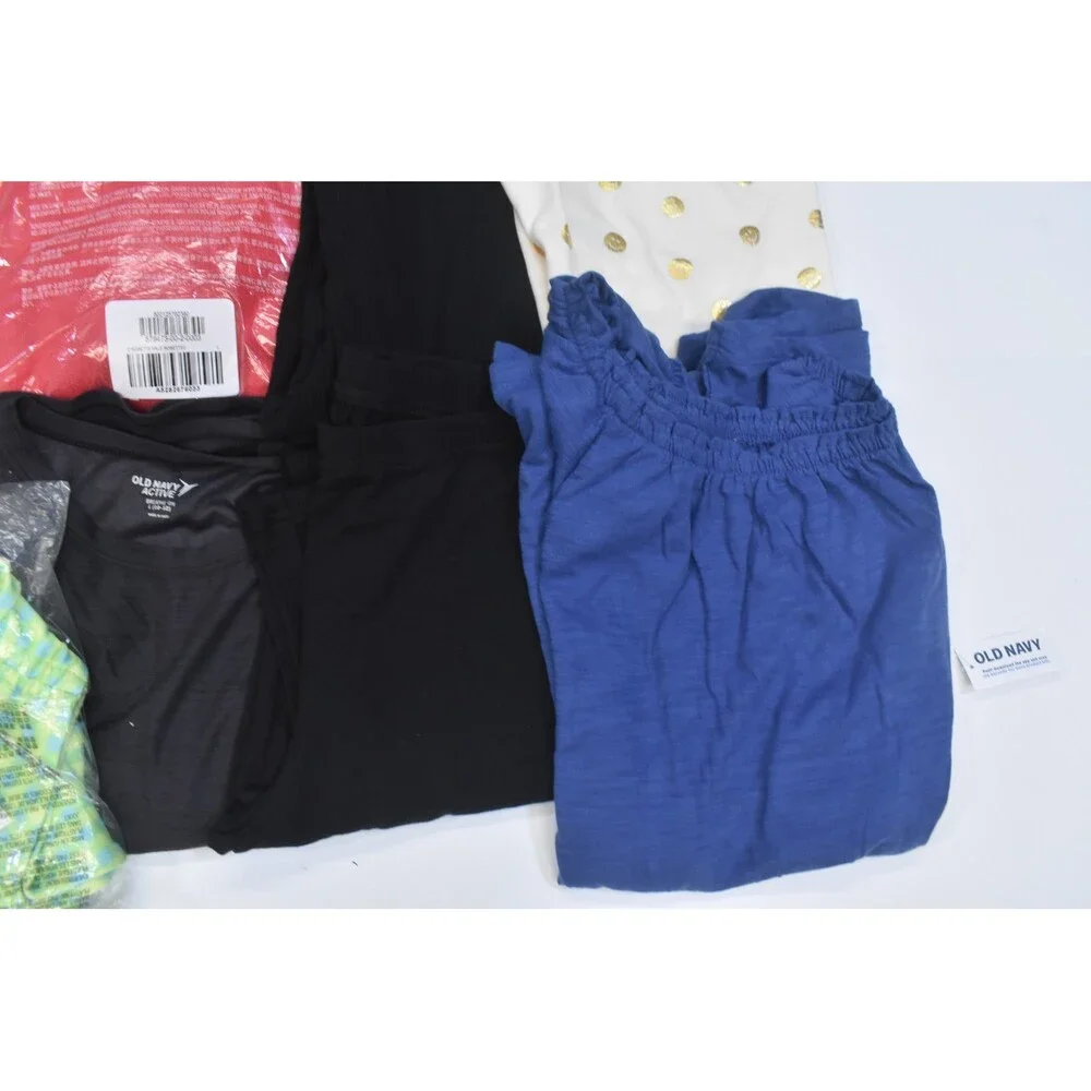 Old Navy Bulk Lot Of 10 Girls Size Large 10/12 Mixed Season Tops Bottoms Shorts